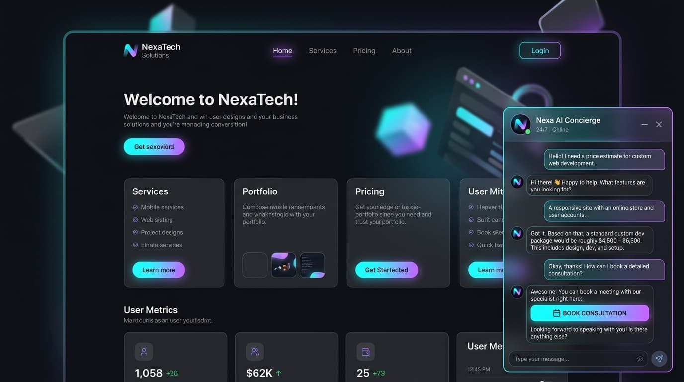 Website AI Concierge & Triage