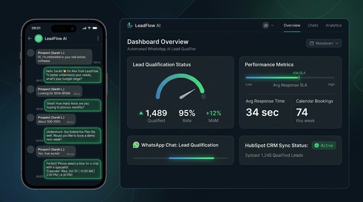 WhatsApp Enquiry Workflow